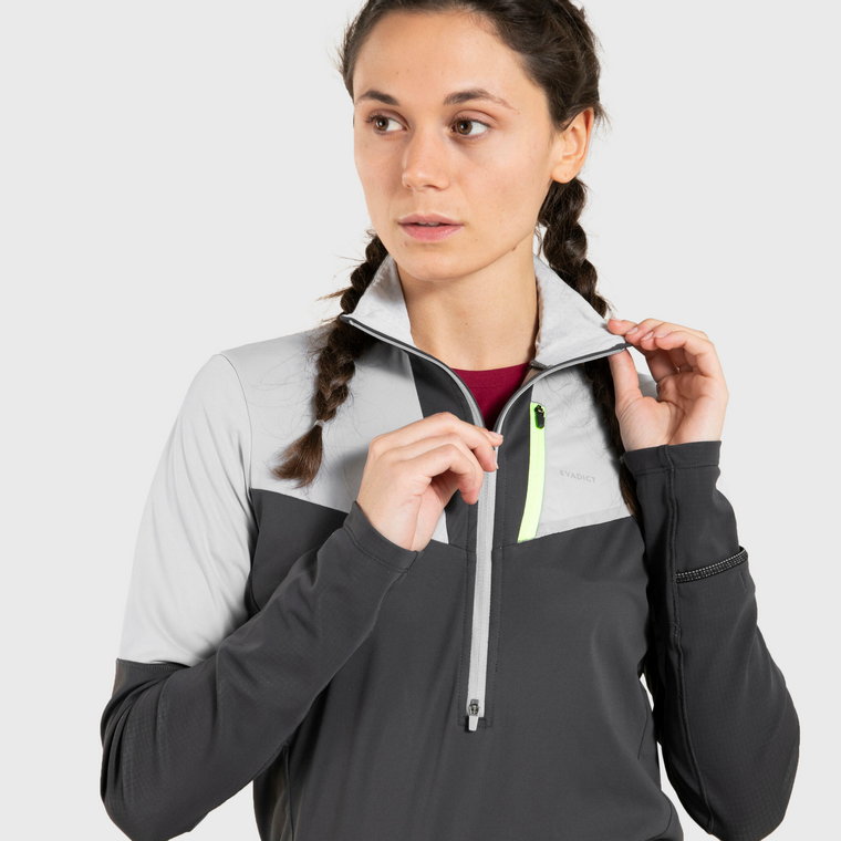 Bluza do biegania w terenie damska Evadict softshell