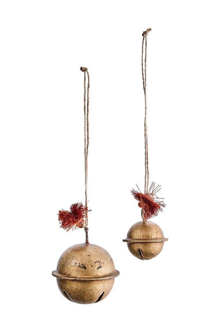 Madam Stoltz dekoracja Hanging Bells 2-pack