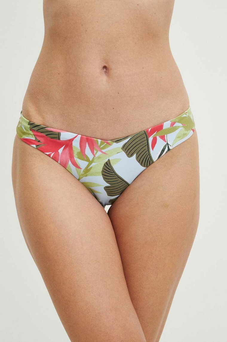 Desigual figi kąpielowe PALMS BOTTOM kolor niebieski 24SWMK09