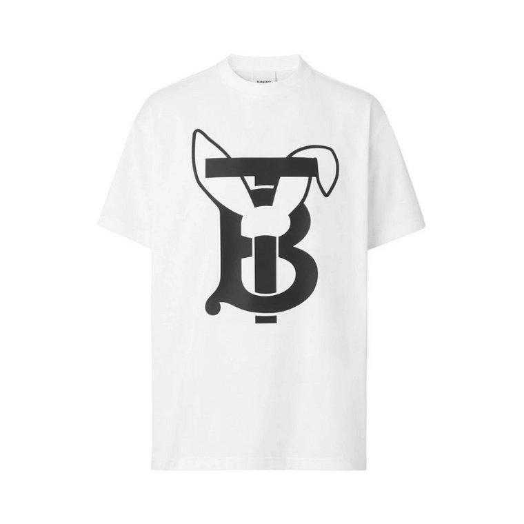 Koszulka z logo królika Burberry