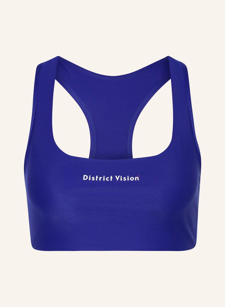 District Vision Biustonosz Sportowy Twin Layer blau