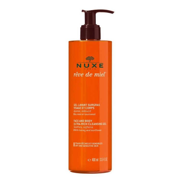 Nuxe Reve Del Miel - ultrabogaty żel do mycia twarzy i ciała 400ml