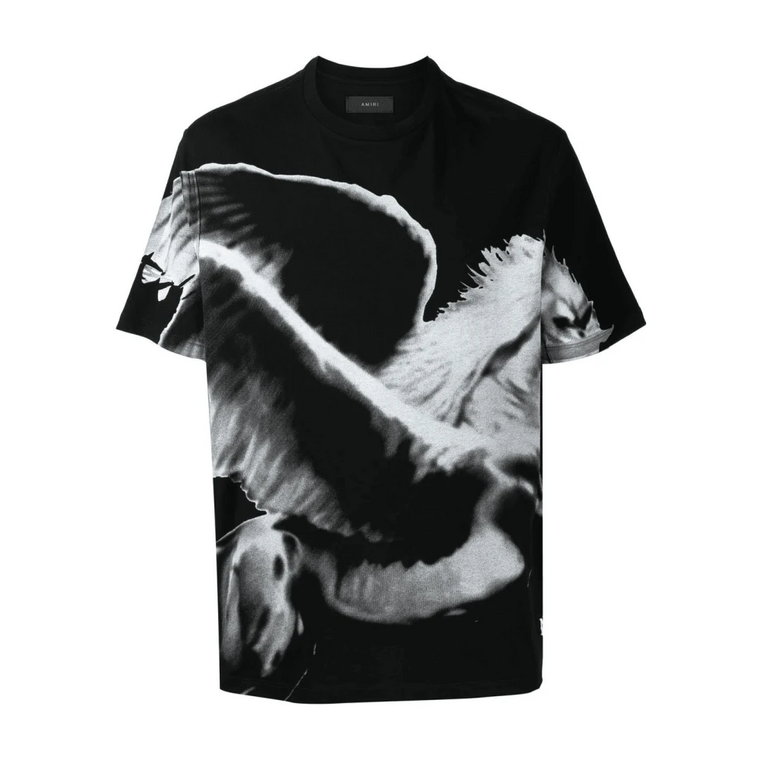 Oversized Pegasus Graficzny T-shirt Amiri