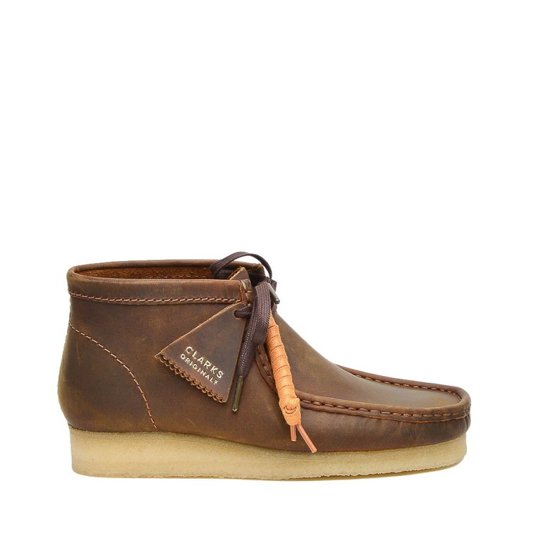 Brązowy Skórzany But Chukka Clarks