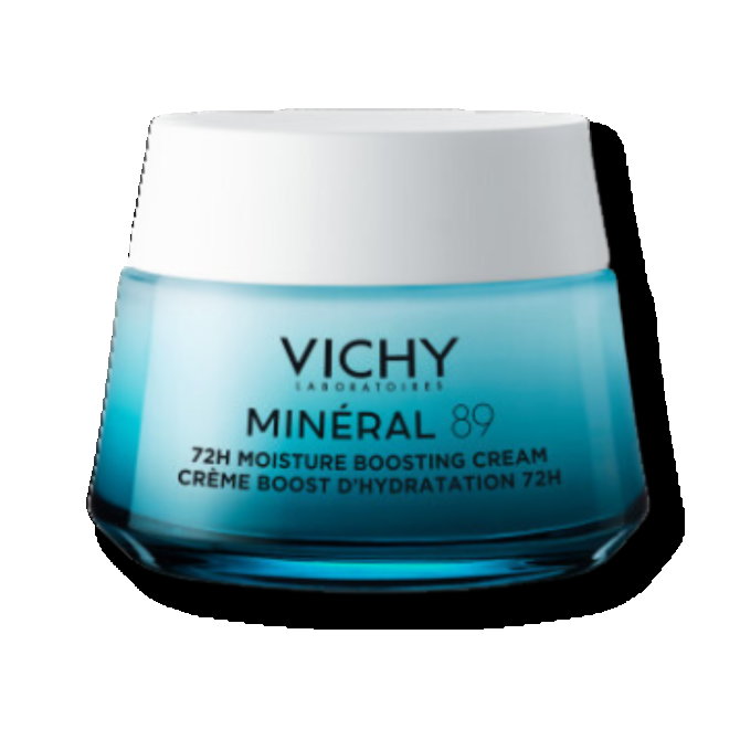 VICHY Mineral 89 Krem Nawilżająco-Odbudowujący Do Twarzy - 50ml