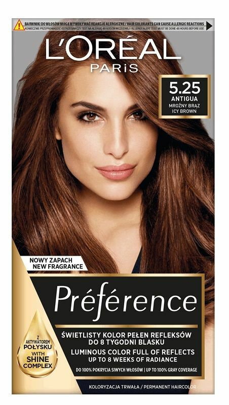 LOréal  Preference Farba do włosów M2 5.25 Antigua