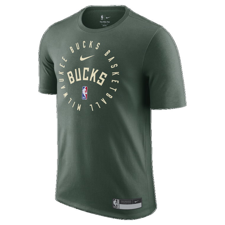 T-shirt męski Nike Dri-FIT NBA Milwaukee Bucks - Zieleń