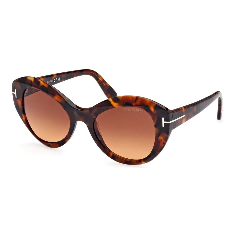 Guinevere Sunglasses in Shiny Red/Violet Tom Ford