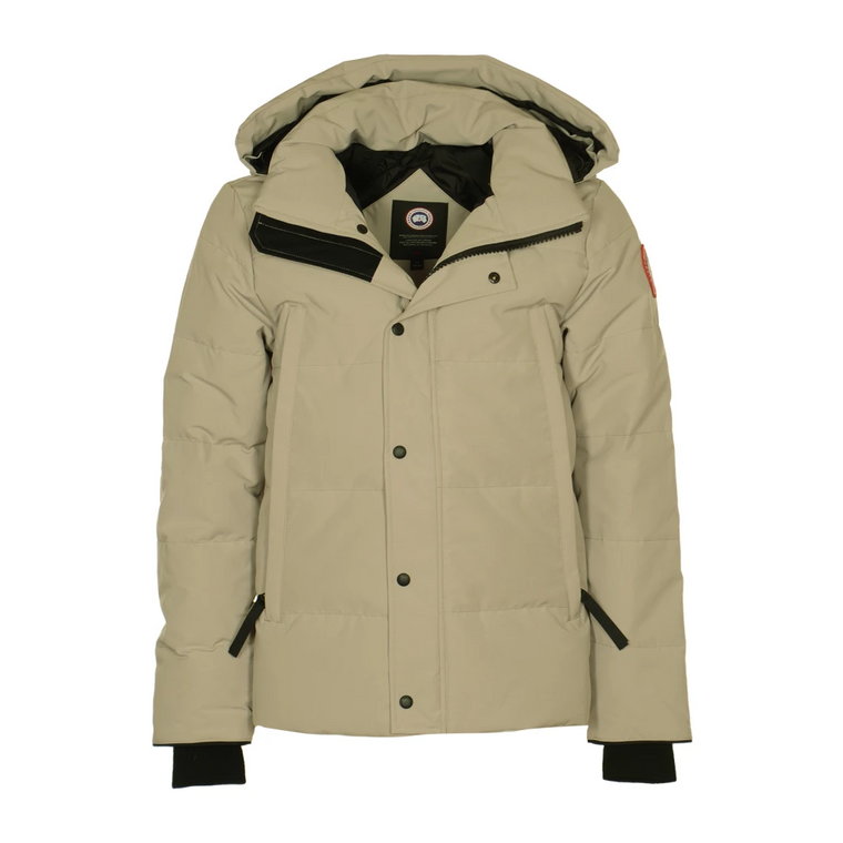 Żółte Wyndham Parka Kurtki Canada Goose