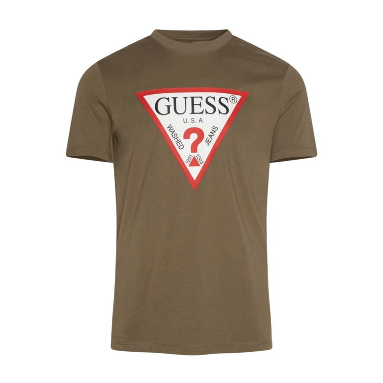 Ikoniczna Koszulka Slim Fit z Logo Guess