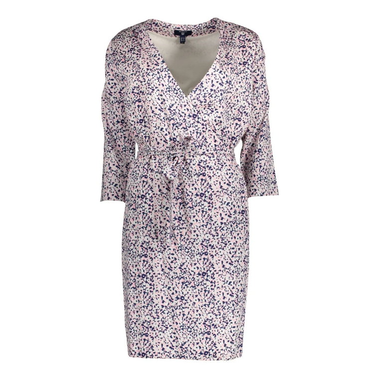 Elegant Wrap Dress in Pink Gant