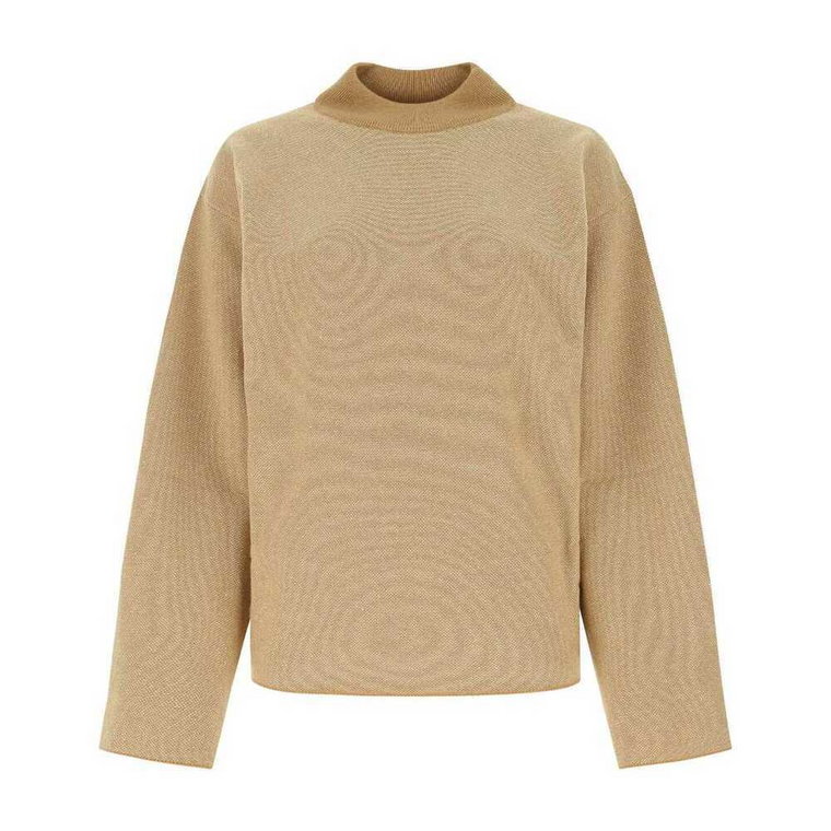 Melange Beige Cashmere Sweter The Row