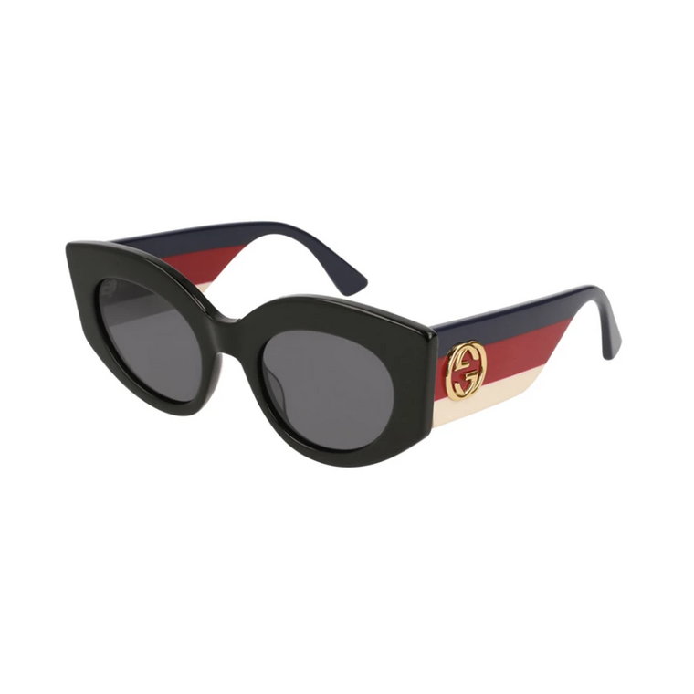 Stylowe okulary przeciwsłoneczne Czarny Gg0275S Gucci
