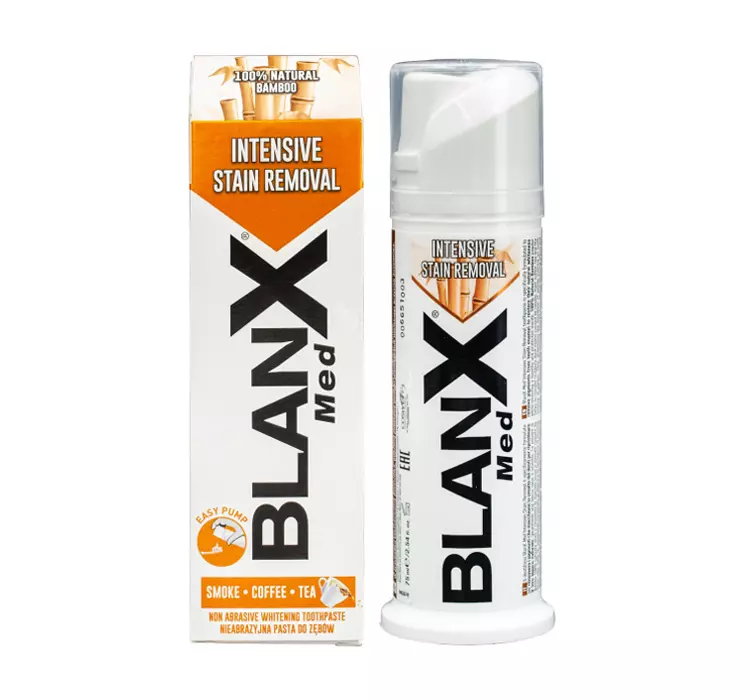 BLANX OINTENSIVE STAIN REMOVAL ANTY-OSAD WYBIELAJĄCA PASTA DO ZĘBÓW 75ML