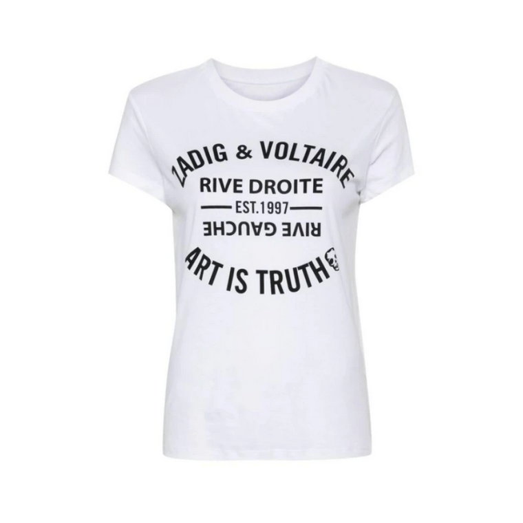 Białe T-shirty i Pola Walk Zadig & Voltaire