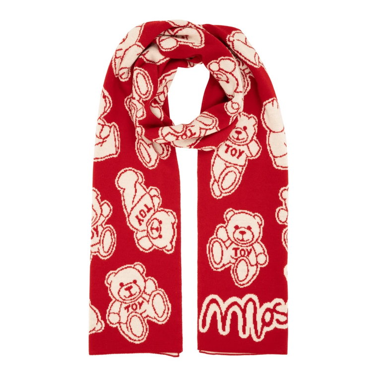 Teddy Bear Wool scarf Moschino