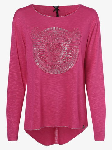 Key Largo - Damska koszulka z długim rękawem, różowy