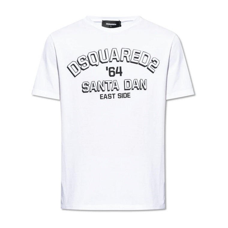 T-shirt z nadrukiem Dsquared2