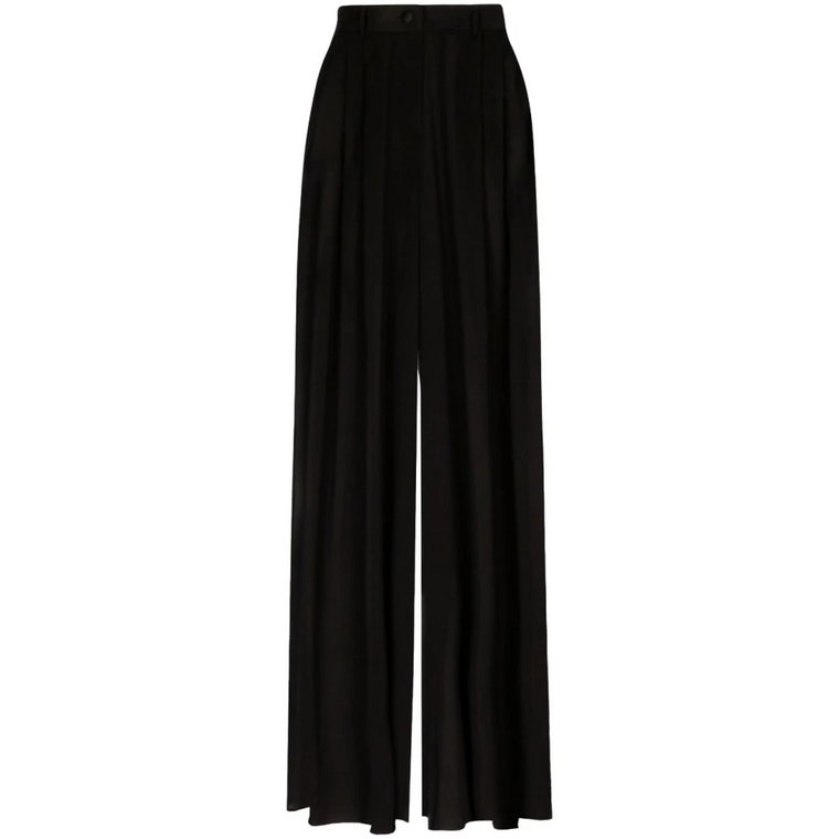 Czarne Spodnie - Stylowy Model Dolce & Gabbana