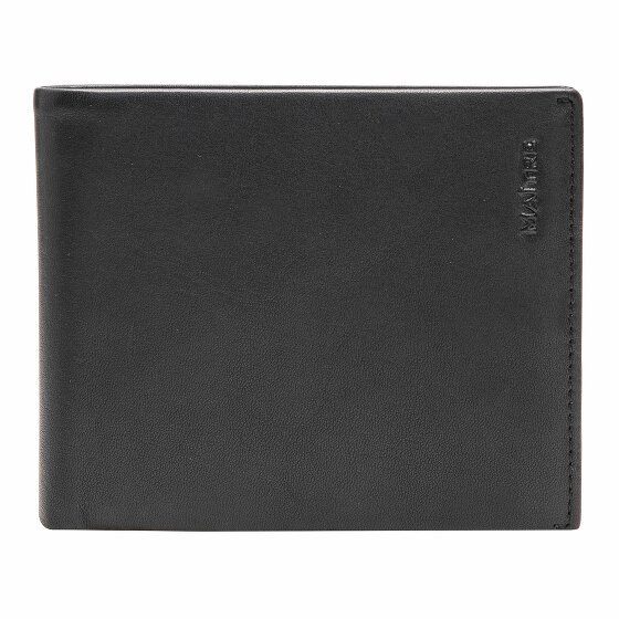 Maître Hundsbach Gathman Portfel Ochrona RFID Skórzany 12.5 cm black