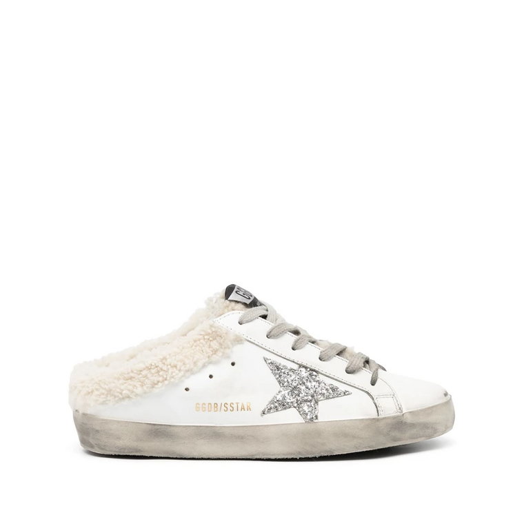 Glitter Star Skórzane Sneakersy Golden Goose