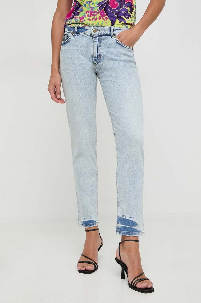 Versace Jeans Couture jeansy damskie kolor niebieski 76HAB5S1 CDW95