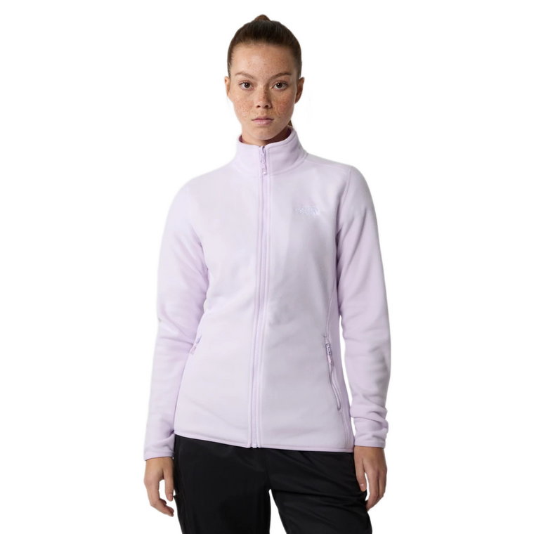 Damski polar The North Face 100 Glacier Full Zip icy lilac - L