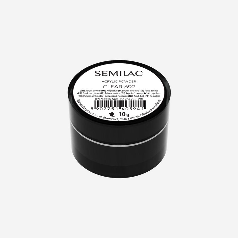 Semilac Acrylic Powder Clear 692