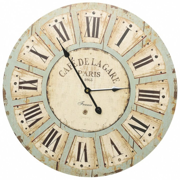 Zegar ścienny, wielokolorowy, 60 cm, MDF kod: V-325183
