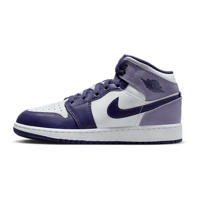 Paarse Air Jordan 1 Mid GS Jordan