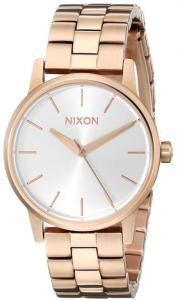 Nixon SMALL KENSINGTON ROSEGOLDWHITE kobiety zegarek analogowy