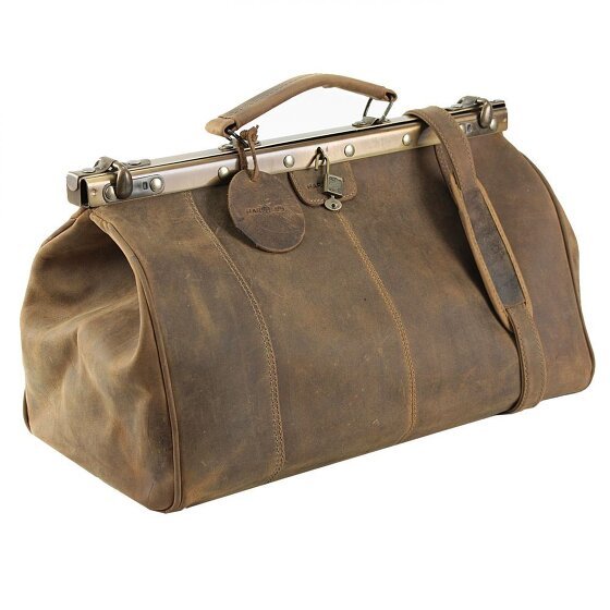 Harold's Antique Hanger Weekender Travel Bag Leather 45 cm natur