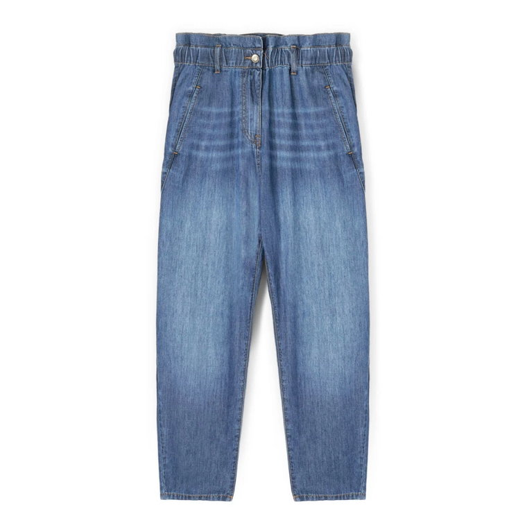 Baggy Jeans, średnio-niebieskie pranie Motivi