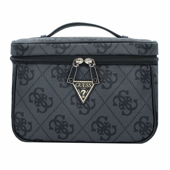 Guess Berta Beautycase 26 cm coal logo