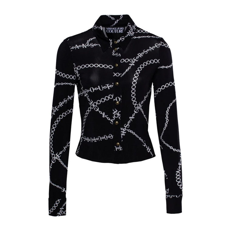 Koszula z nadrukiem naszyjnika Versace Jeans Couture