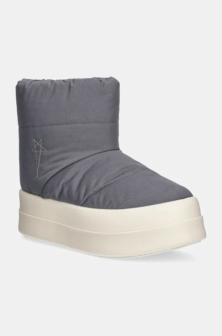 Rick Owens śniegowce Mega Bumper Low Lunar męskie kolor szary DU02D2839.MUPAM9