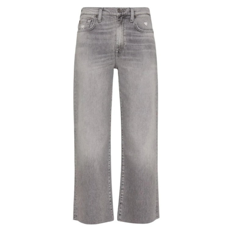 Cropped Alexa Luxe Vintage Jeans - Szary, Rozmiar 30 7 For All Mankind