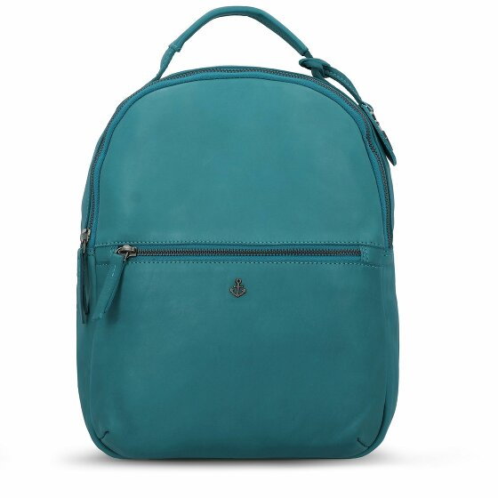 Harbour 2nd Anchor Love Carlotta City Backpack Leather 27 cm azure blue