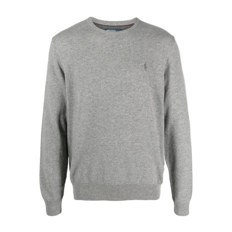 Szare Swetry LS CN Pp-Long Sleeve-Pullover Ralph Lauren