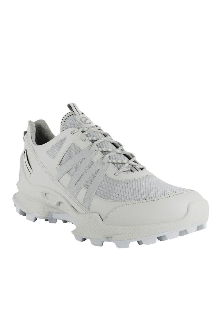 ECCO Biom C-Trail M - Męskie skórzane buty outdoorowe Gore-Tex - Biały - Size: 39 (UK 6)