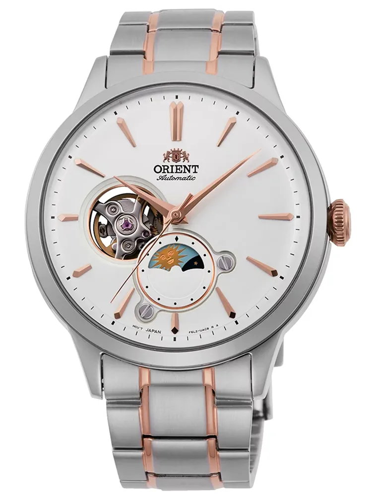 Zegarek Męski Orient Classic Sun & Moon  RA-AS0101S10B + BOX