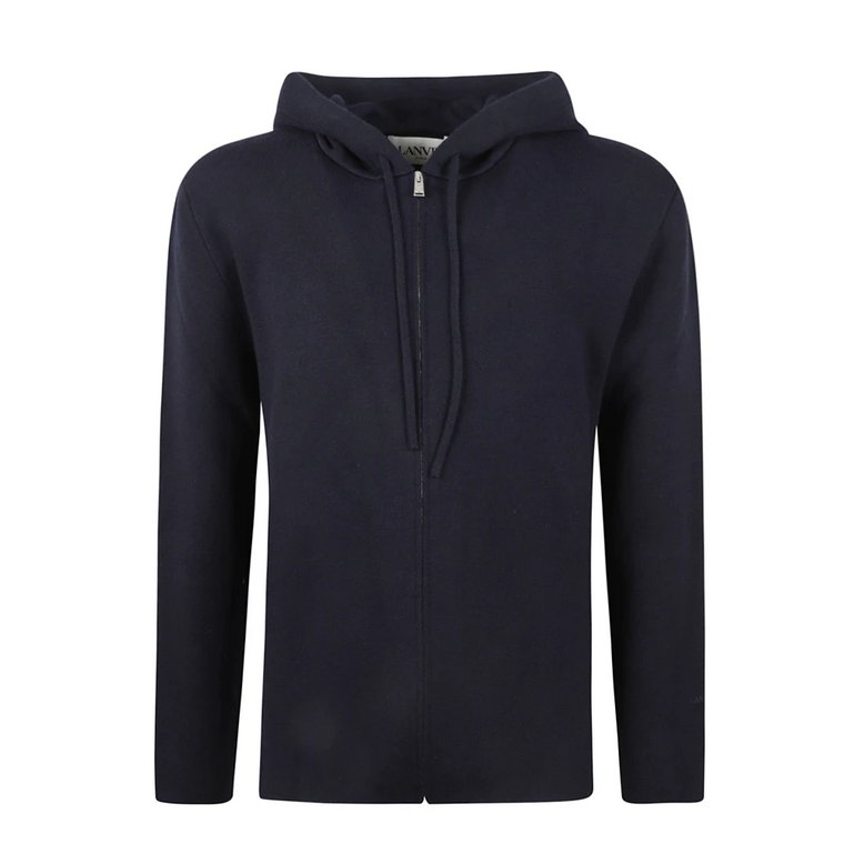 Zip-through Hoodie: Ciepły i Stylowy Sweter na Co Dzień Lanvin