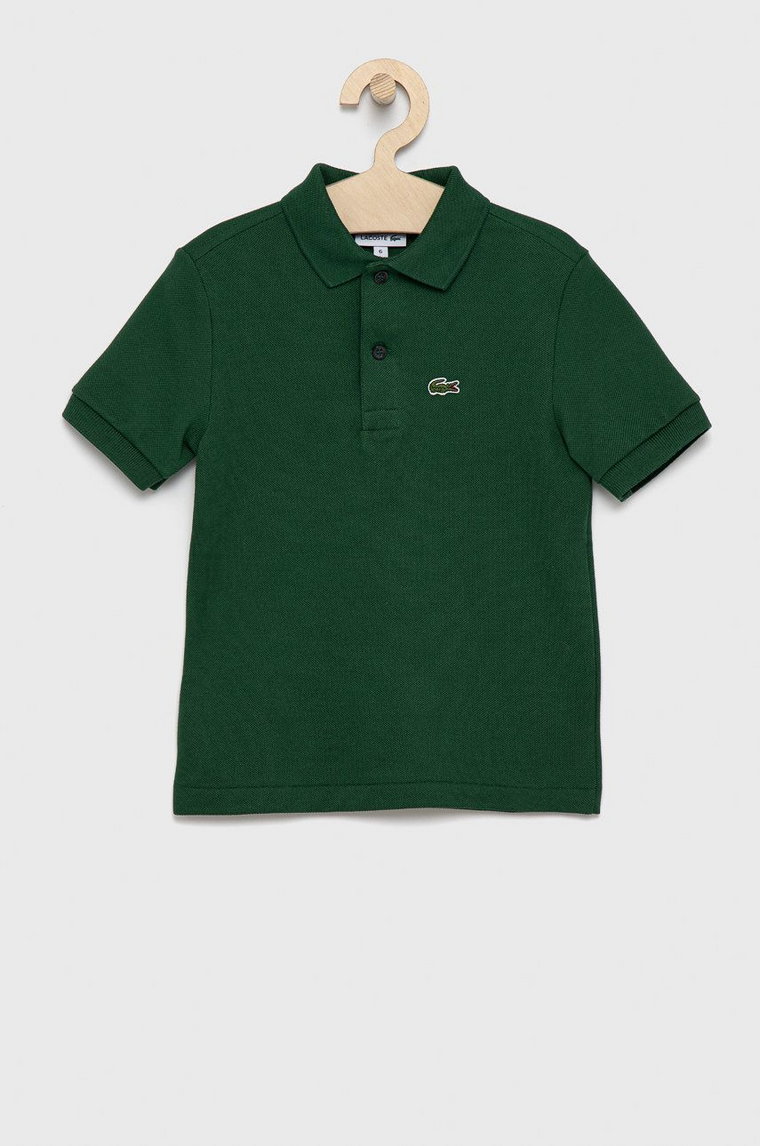 Lacoste polo bawełniane dziecięce kolor różowy