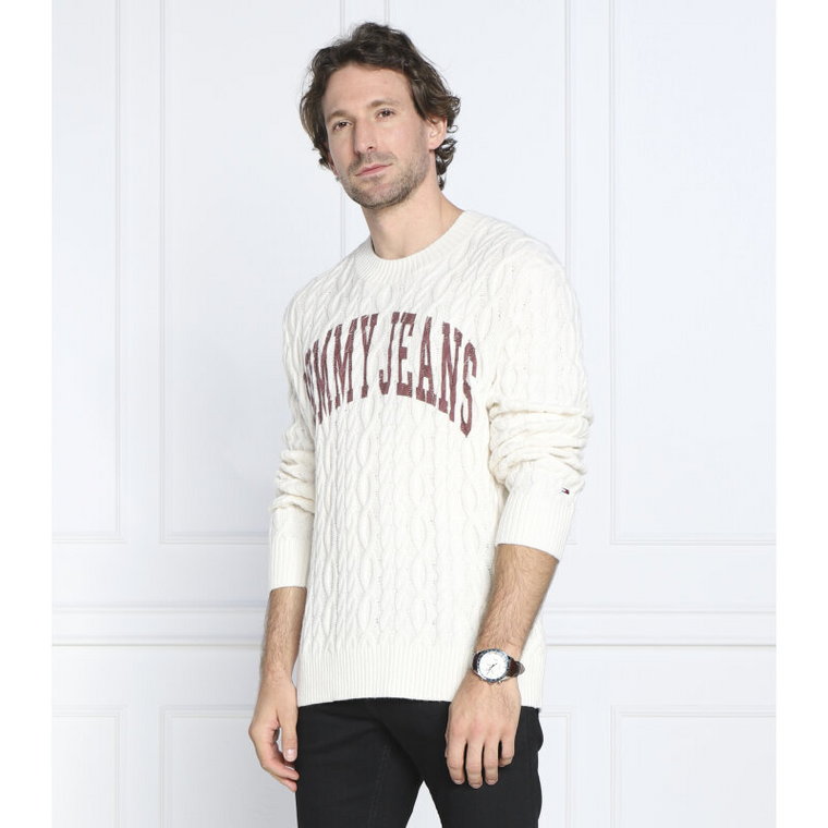 Tommy Jeans Sweter COLLEGIATE | Relaxed fit