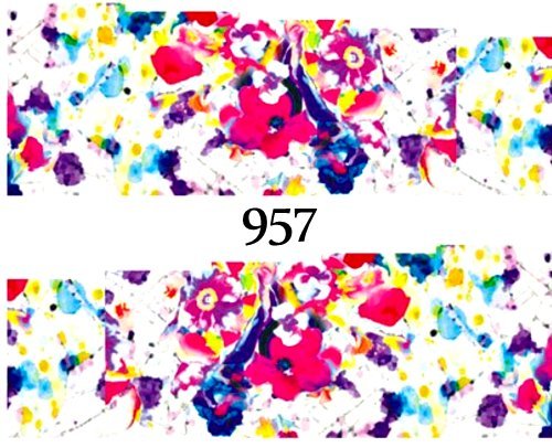 Naklejki wodne na paznokcie - nr 957