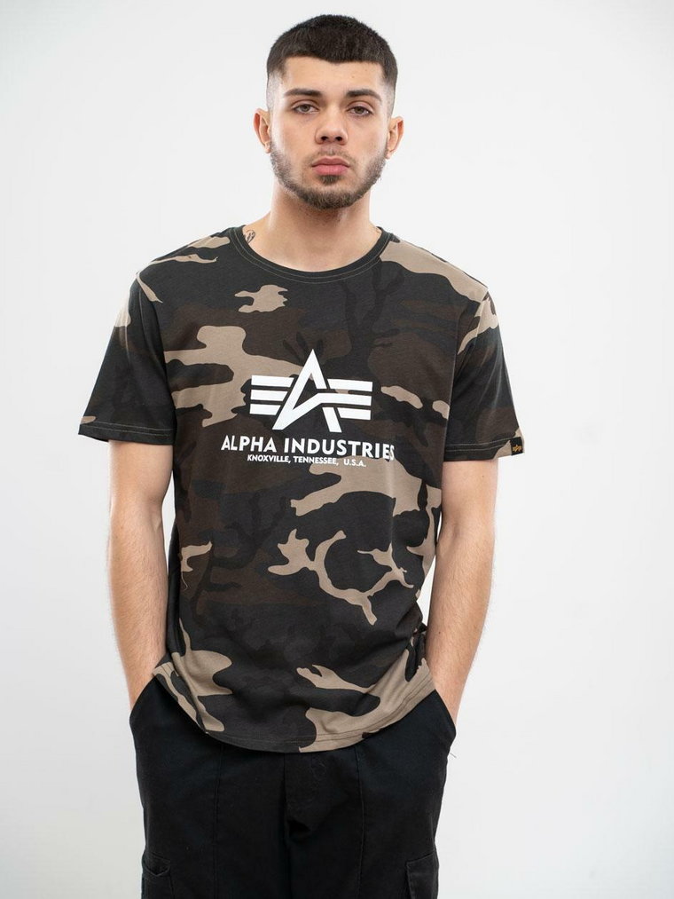 Koszulka Z Krótkim Rękawem Alpha Industries Basic Camo