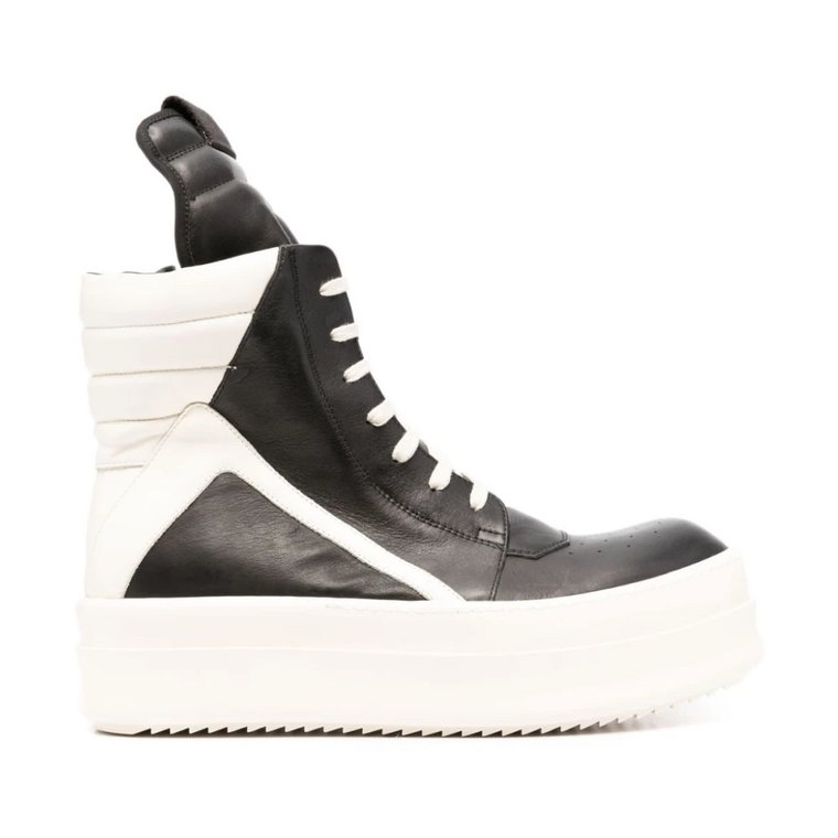 Czarne Mega Bumper Geobasket Sneakers Rick Owens