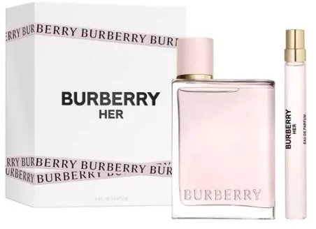 Zestaw damski Burberry Her Woda perfumowana damska 100 ml + Woda perfumowana damska 10 ml (3616304254437). Perfumy damskie