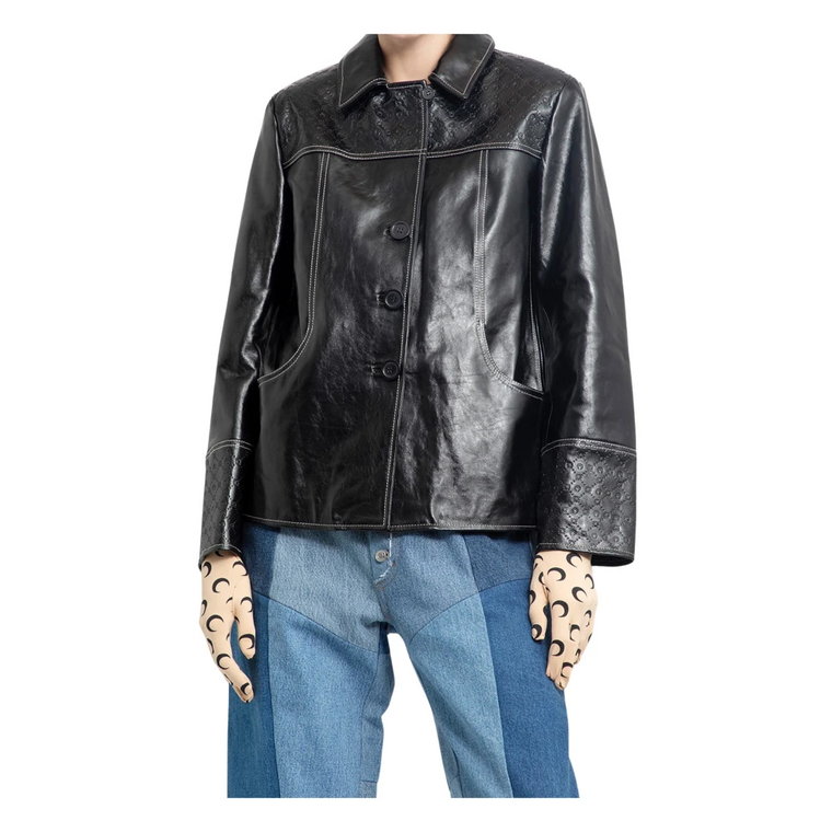 Leather Jackets Marine Serre