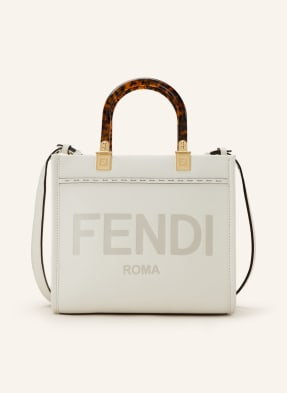 Fendi Torba Shopper Sunshine Small weiss